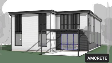 3D concrete house plan (2)